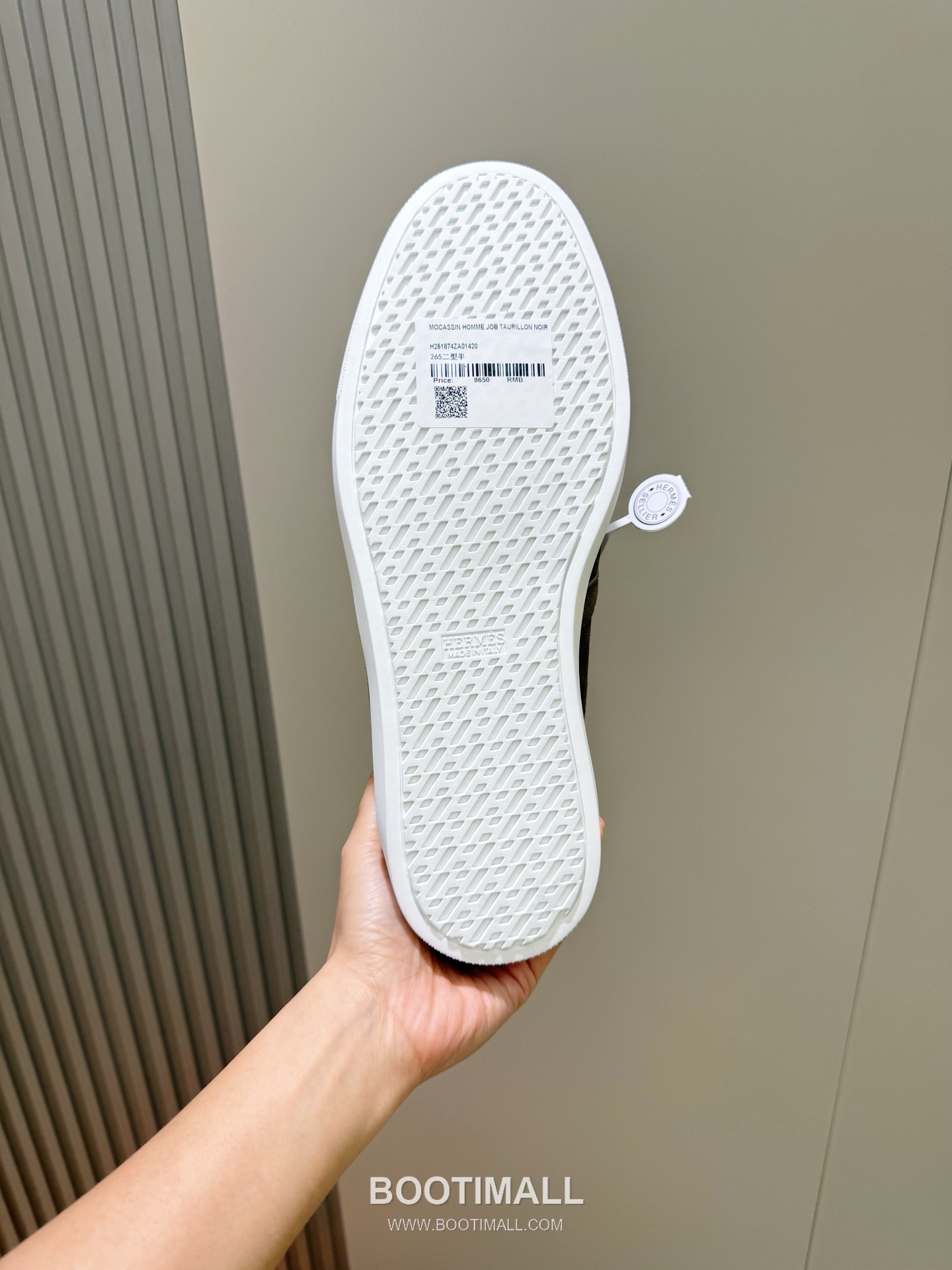 Hermes Like Loafer Calfskin Leather, Canvas Brown 에르메스 라이크 로퍼 송아지가죽, 캔버스 브라운 9