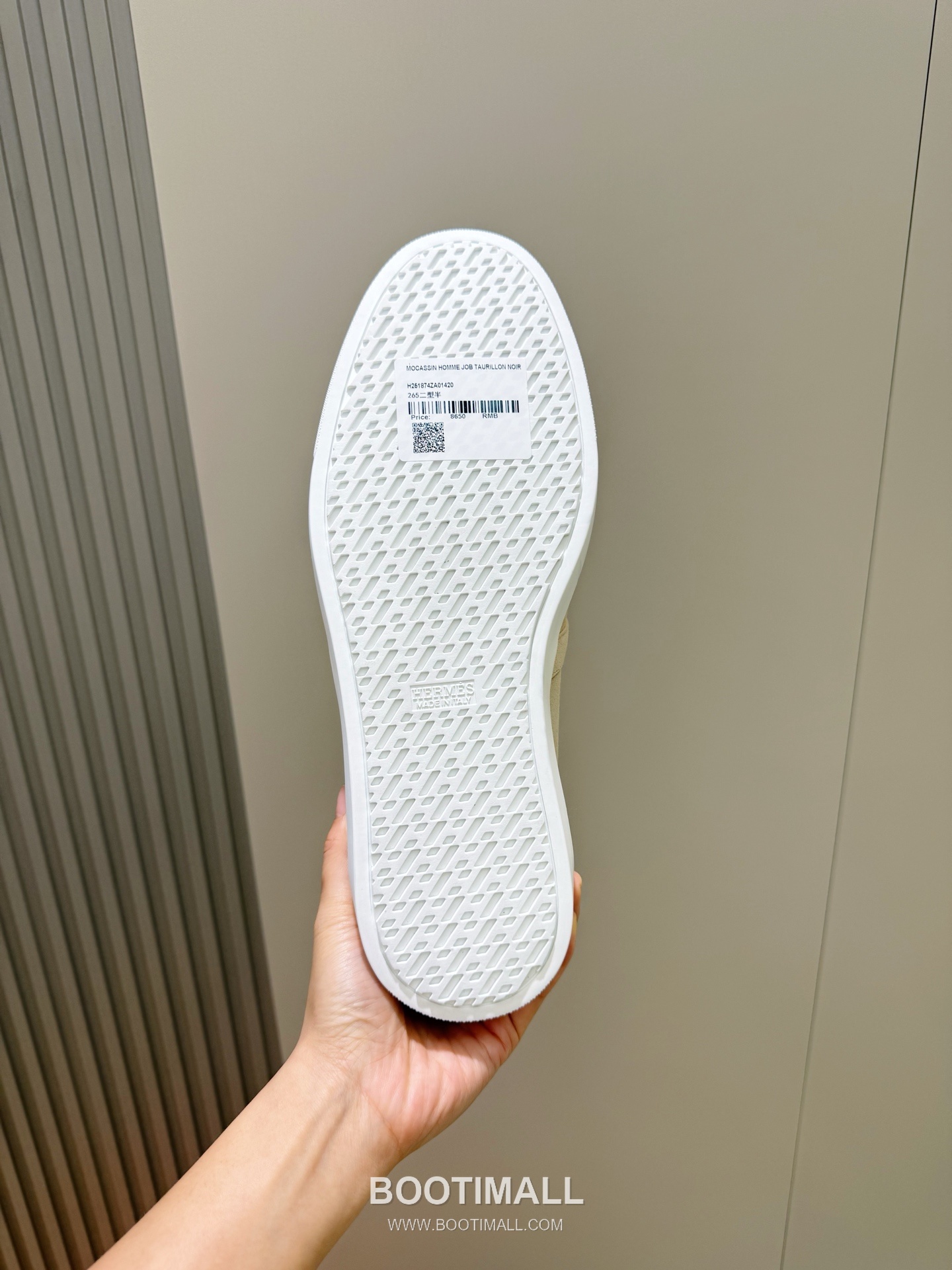 Hermes Like Loafer Calfskin Leather, Canvas Brown 에르메스 라이크 로퍼 송아지가죽, 캔버스 브라운 9