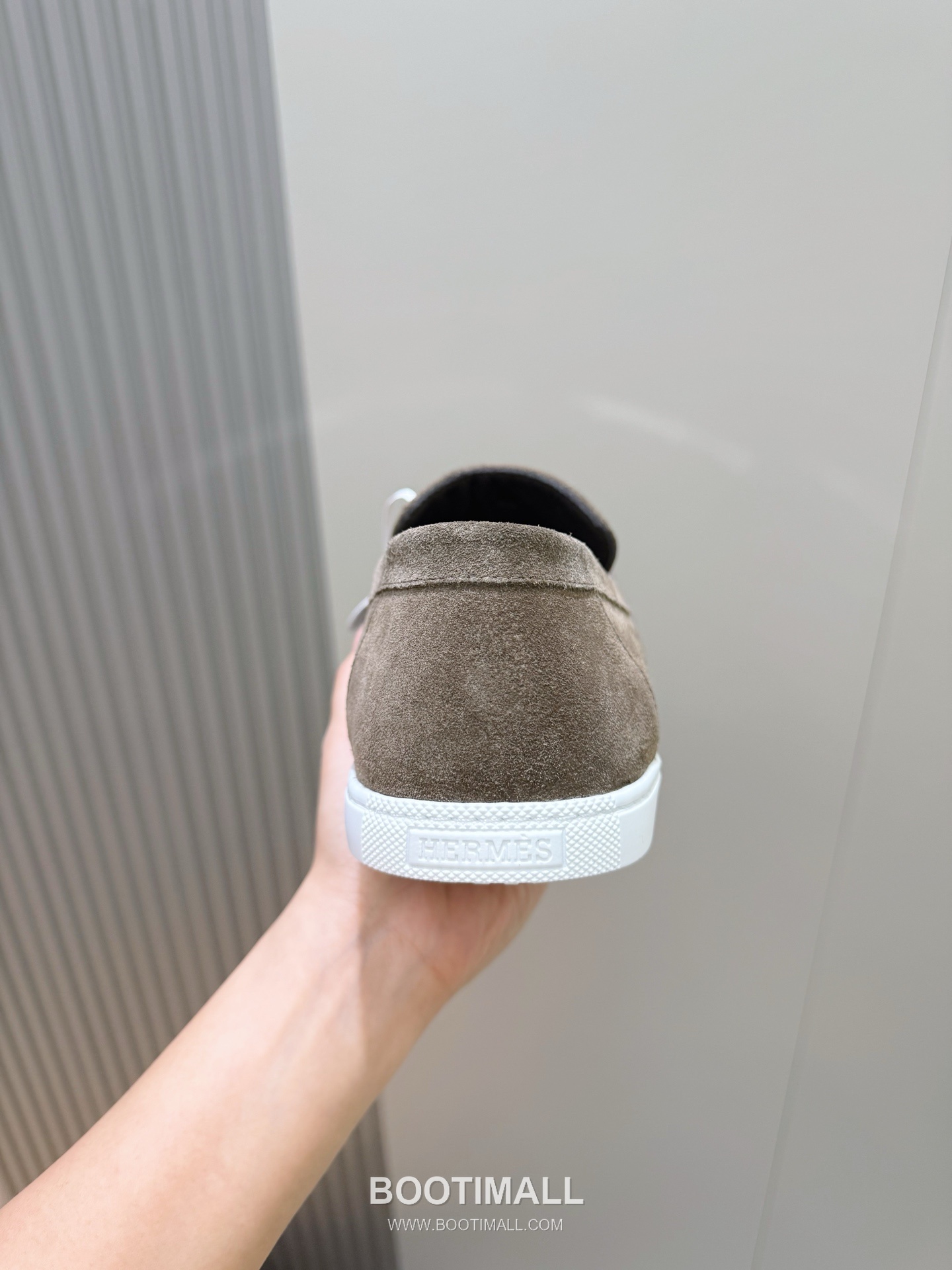 Hermes Like Loafer Calfskin Leather, Canvas Brown 에르메스 라이크 로퍼 송아지가죽, 캔버스 브라운 6