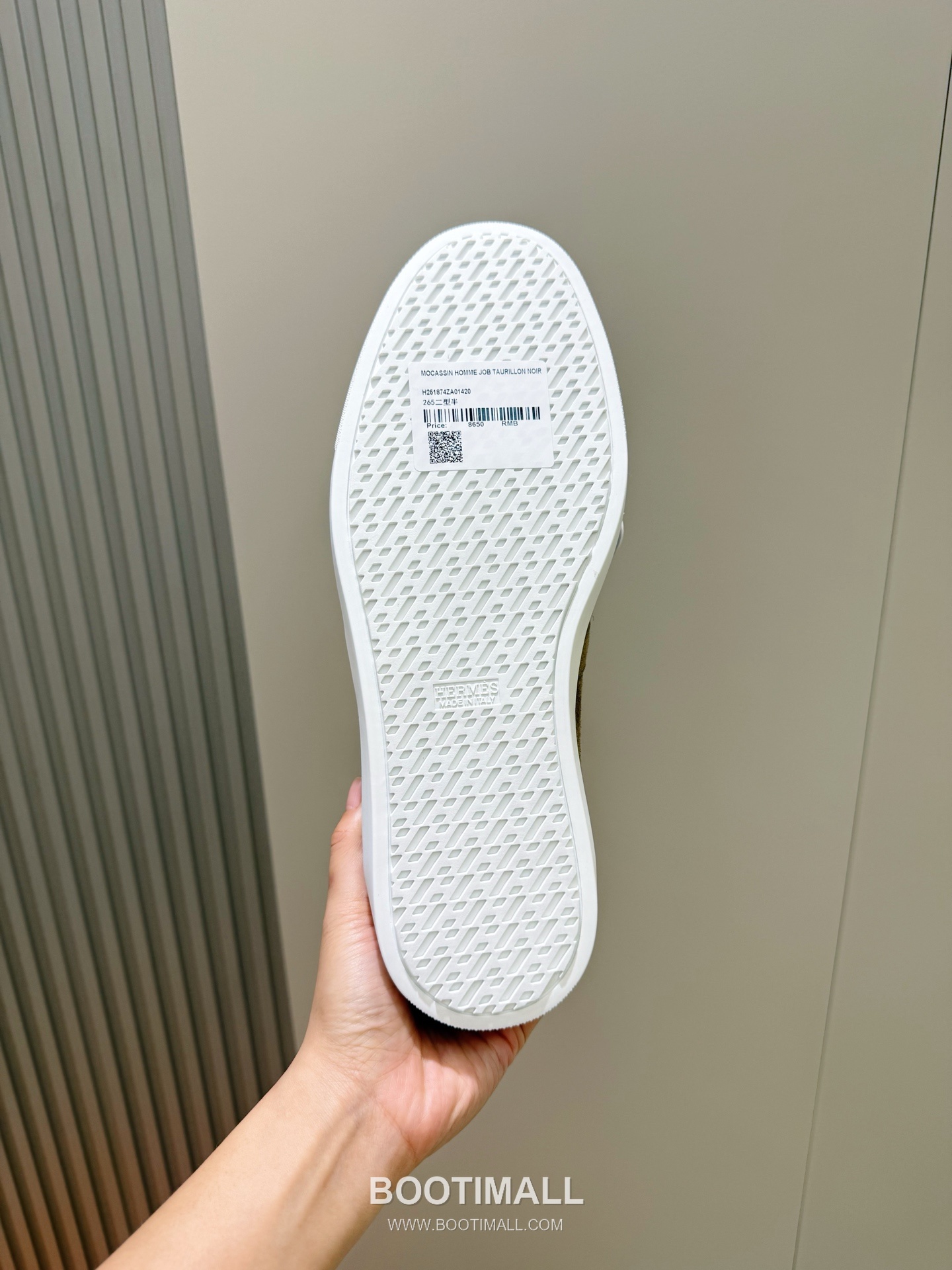 Hermes Like Loafer Calfskin Leather, Canvas Brown 에르메스 라이크 로퍼 송아지가죽, 캔버스 브라운 8