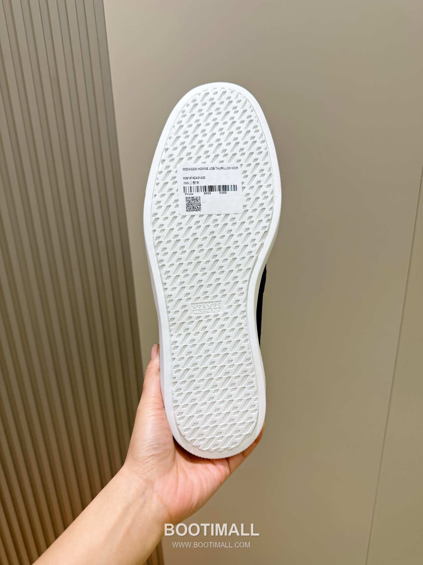 Hermes Like Loafer Calfskin Leather, Canvas Brown 에르메스 라이크 로퍼 송아지가죽, 캔버스 브라운 9