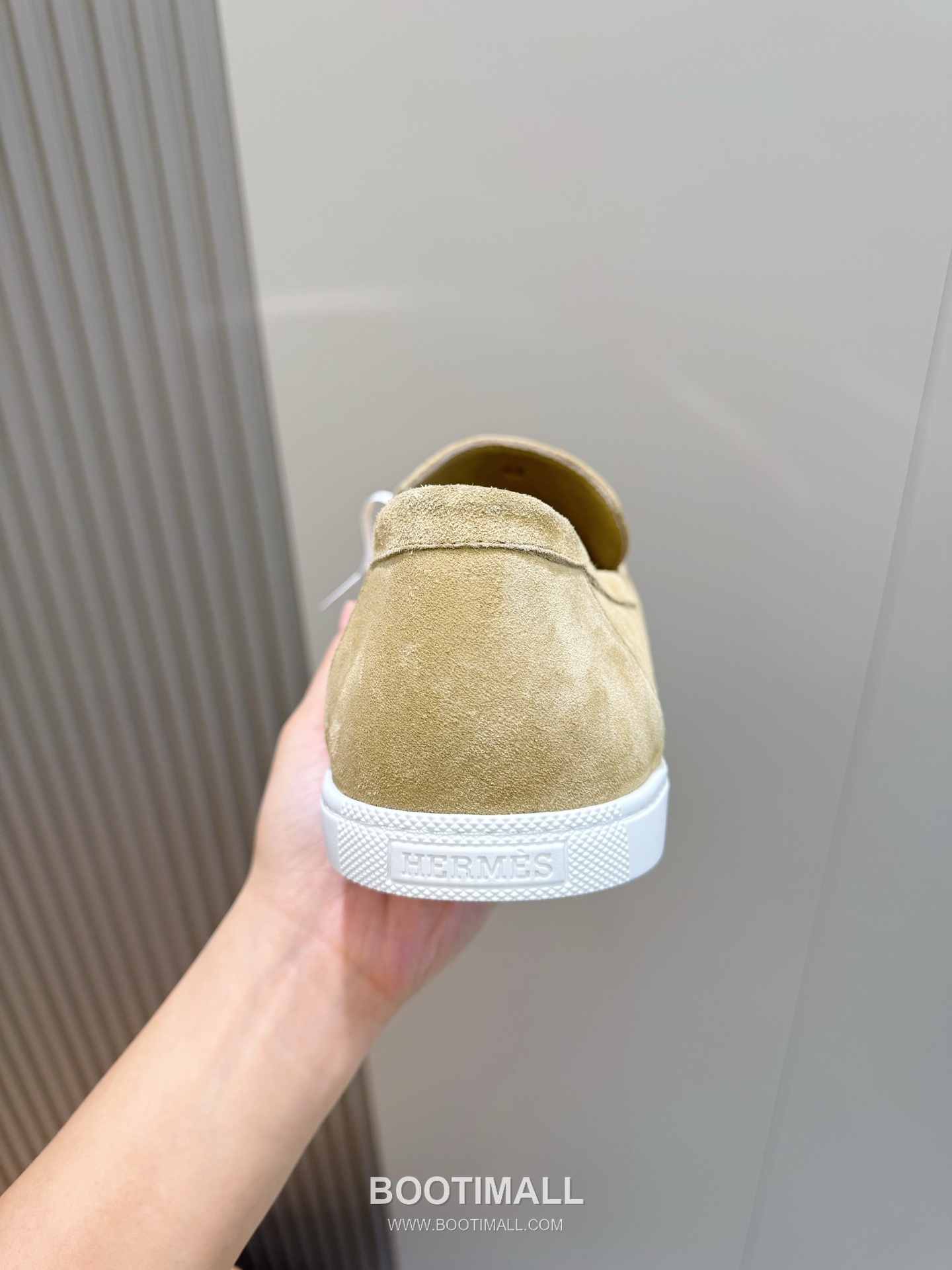 Hermes Like Loafer Calfskin Leather, Canvas Brown 에르메스 라이크 로퍼 송아지가죽, 캔버스 브라운 6