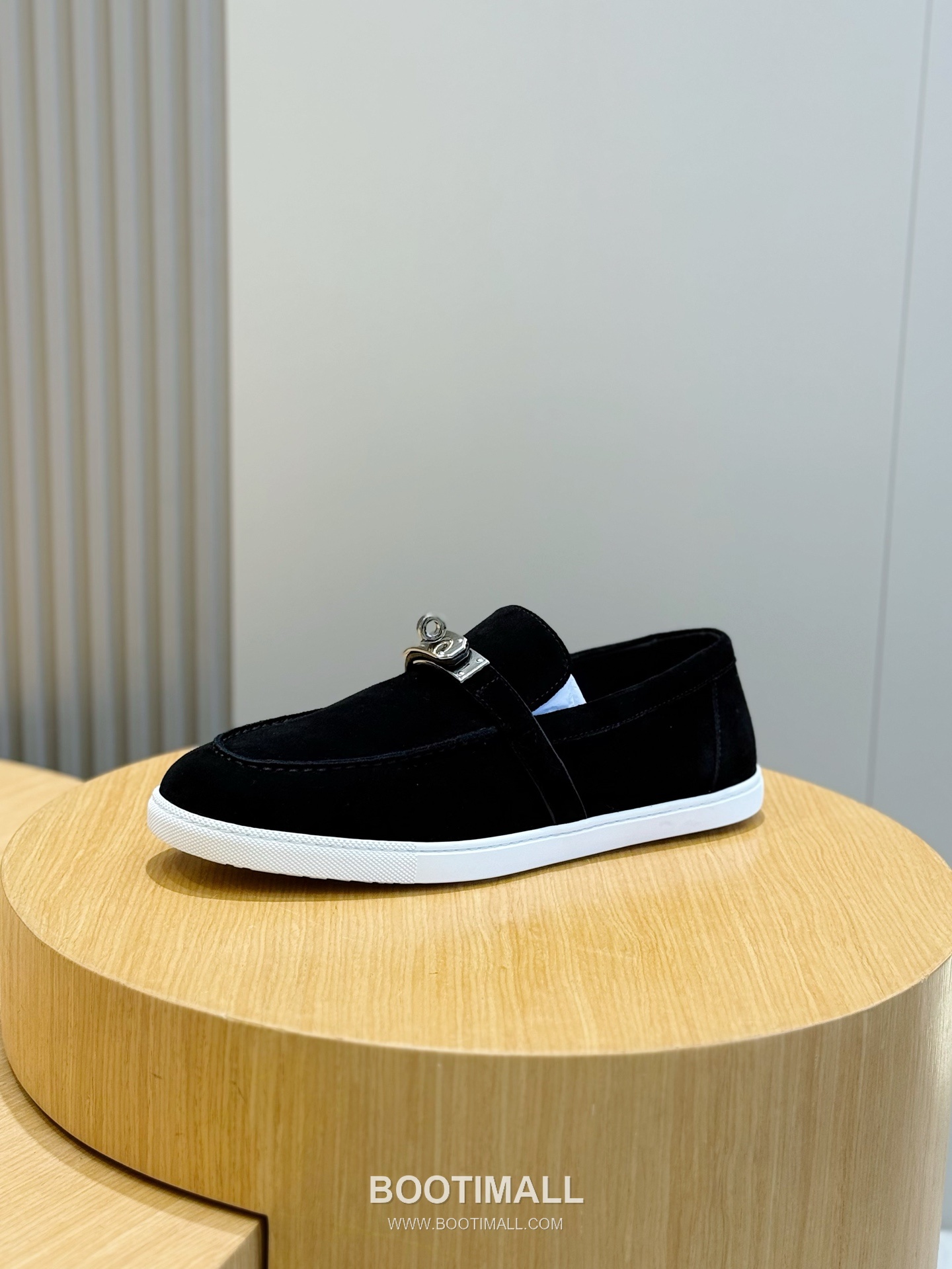 Hermes Like Loafer Calfskin Leather, Canvas Brown 에르메스 라이크 로퍼 송아지가죽, 캔버스 브라운 2