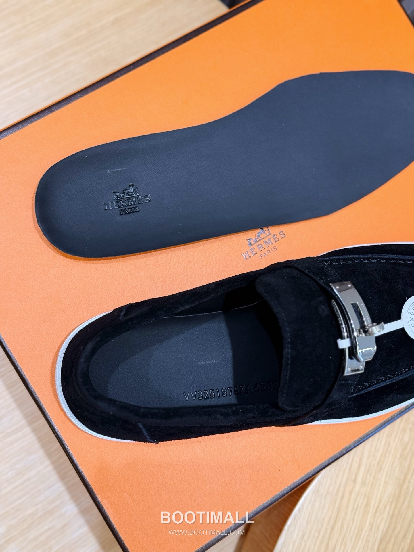 Hermes Like Loafer Calfskin Leather, Canvas Brown 에르메스 라이크 로퍼 송아지가죽, 캔버스 브라운 8