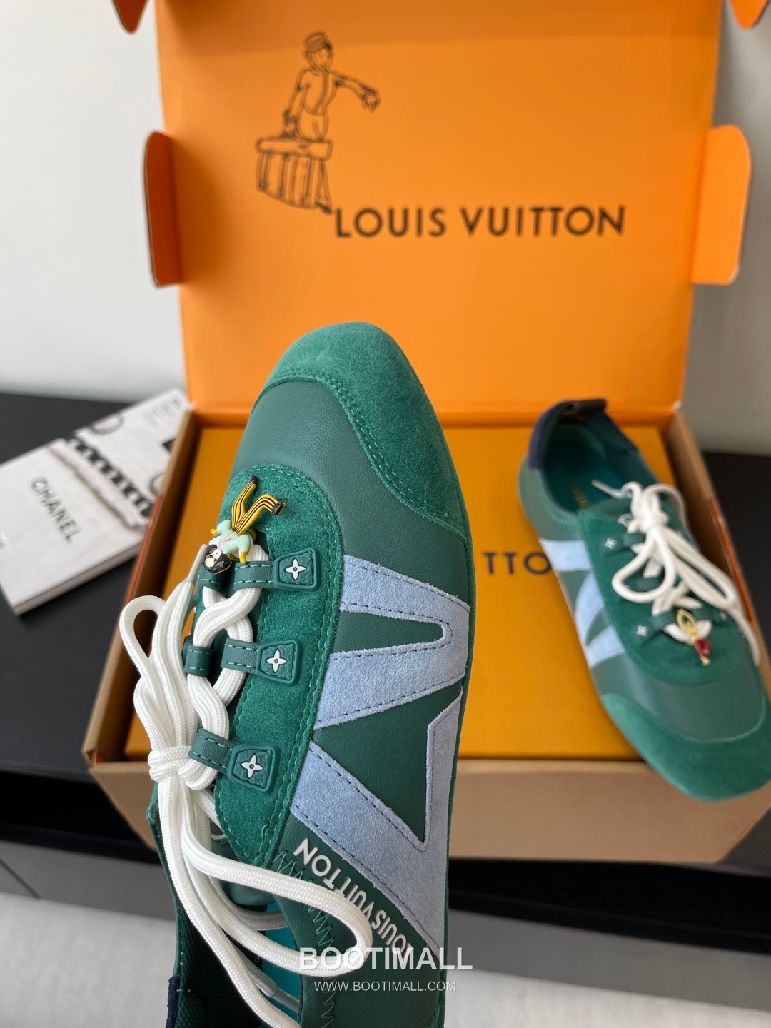 Louis Vuitton Sneakerina Ballet Sneaker Calf Suede Leather Brown Sneakers 루이비통 스니커리나 발레 스니커즈 송아지 스웨이드 가죽 브라운 7