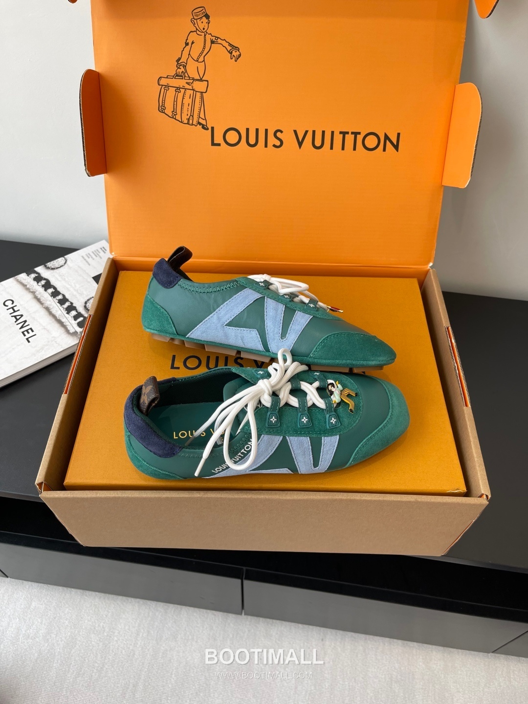 Louis Vuitton Sneakerina Ballet Sneaker Calf Suede Leather Brown Sneakers 루이비통 스니커리나 발레 스니커즈 송아지 스웨이드 가죽 브라운 9