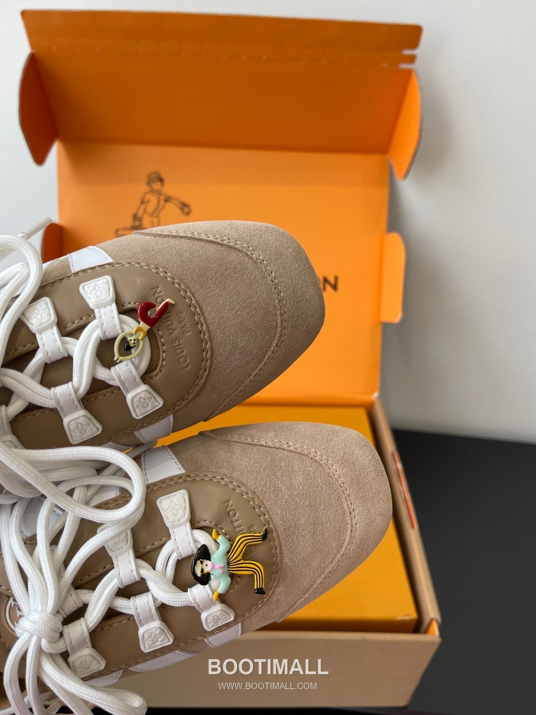 Louis Vuitton Sneakerina Ballet Sneaker Calf Suede Leather Brown Sneakers 루이비통 스니커리나 발레 스니커즈 송아지 스웨이드 가죽 브라운 6