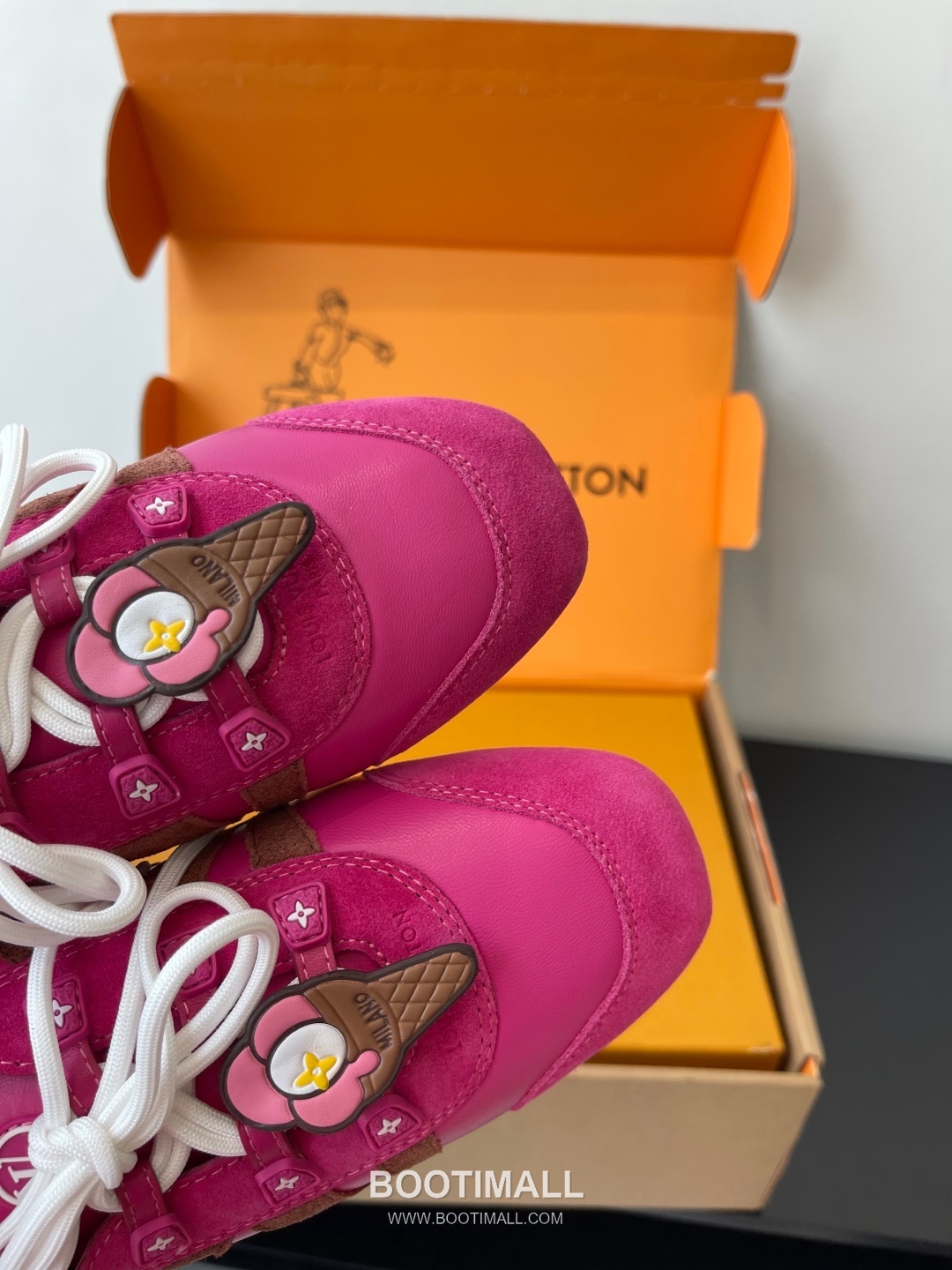 Louis Vuitton Sneakerina Ballet Sneaker Calf Suede Leather Brown Sneakers 루이비통 스니커리나 발레 스니커즈 송아지 스웨이드 가죽 브라운 6