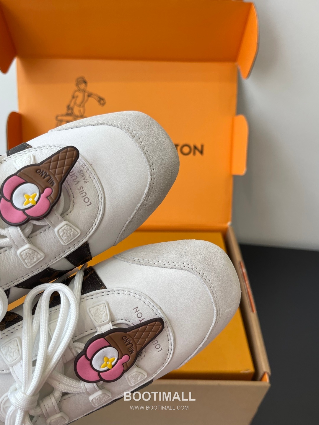 Louis Vuitton Sneakerina Ballet Sneaker Calf Suede Leather Brown Sneakers 루이비통 스니커리나 발레 스니커즈 송아지 스웨이드 가죽 브라운 6