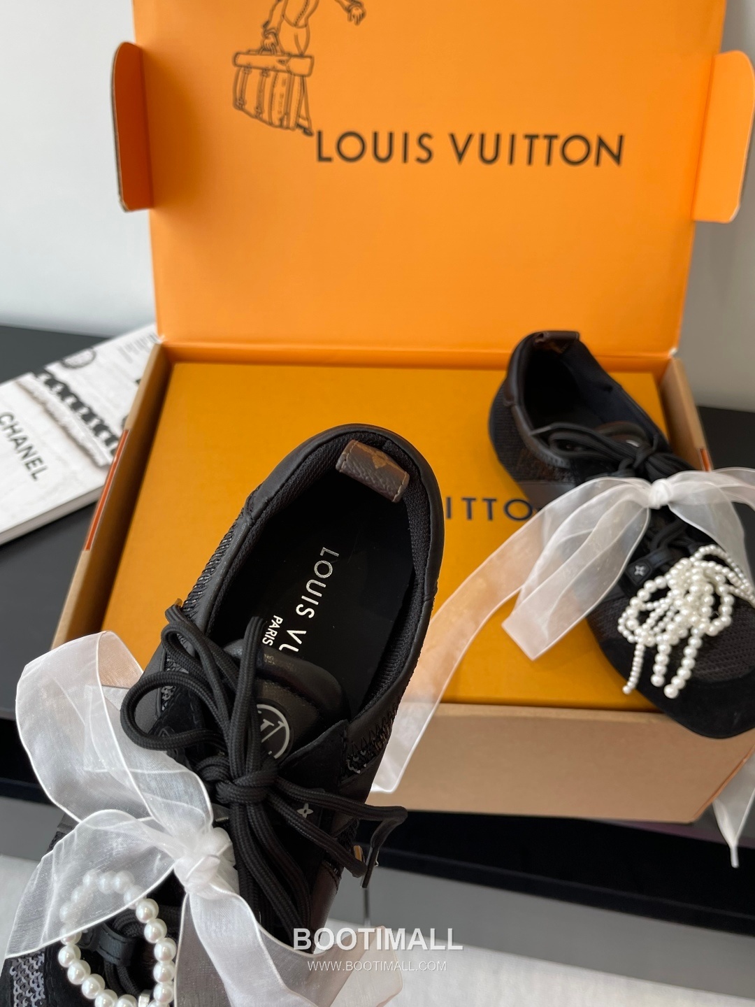 Louis Vuitton Sneakerina Ballet Sneaker Calf Suede Leather Brown Sneakers 루이비통 스니커리나 발레 스니커즈 송아지 스웨이드 가죽 브라운 4