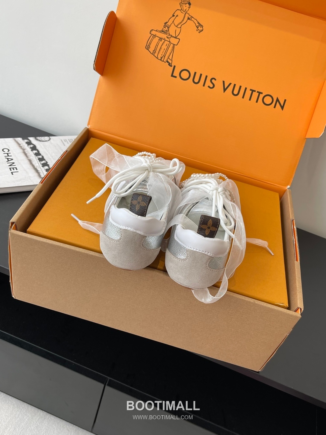 Louis Vuitton Sneakerina Ballet Sneaker Calf Suede Leather Brown Sneakers 루이비통 스니커리나 발레 스니커즈 송아지 스웨이드 가죽 브라운 8