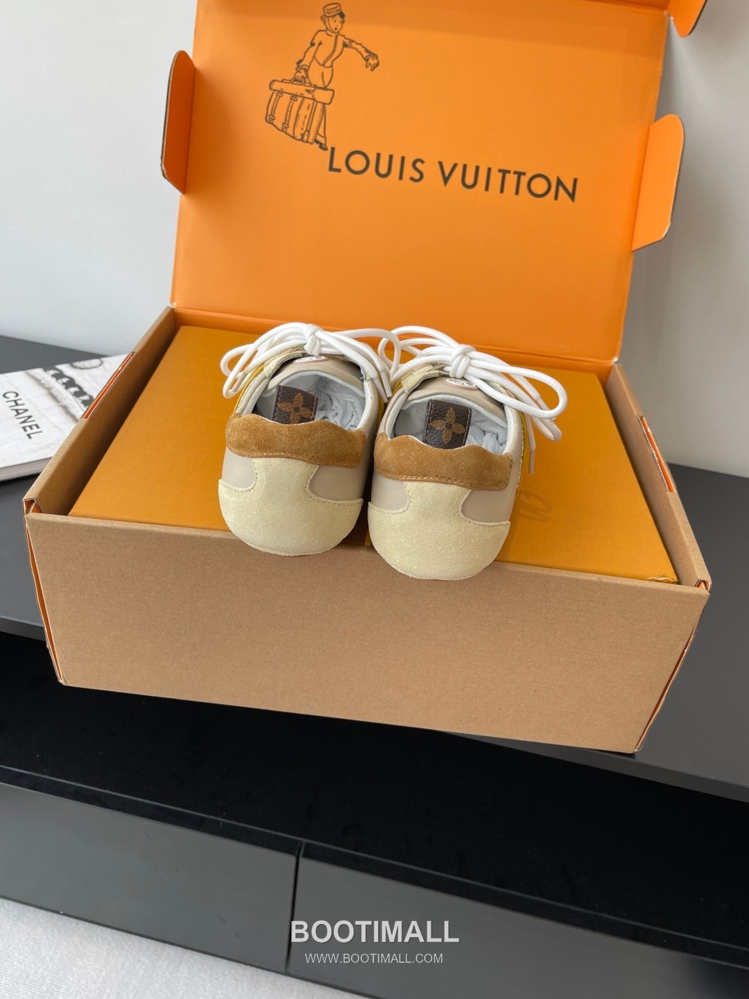 Louis Vuitton Sneakerina Ballet Sneaker Calf Suede Leather Brown Sneakers 루이비통 스니커리나 발레 스니커즈 송아지 스웨이드 가죽 브라운 8