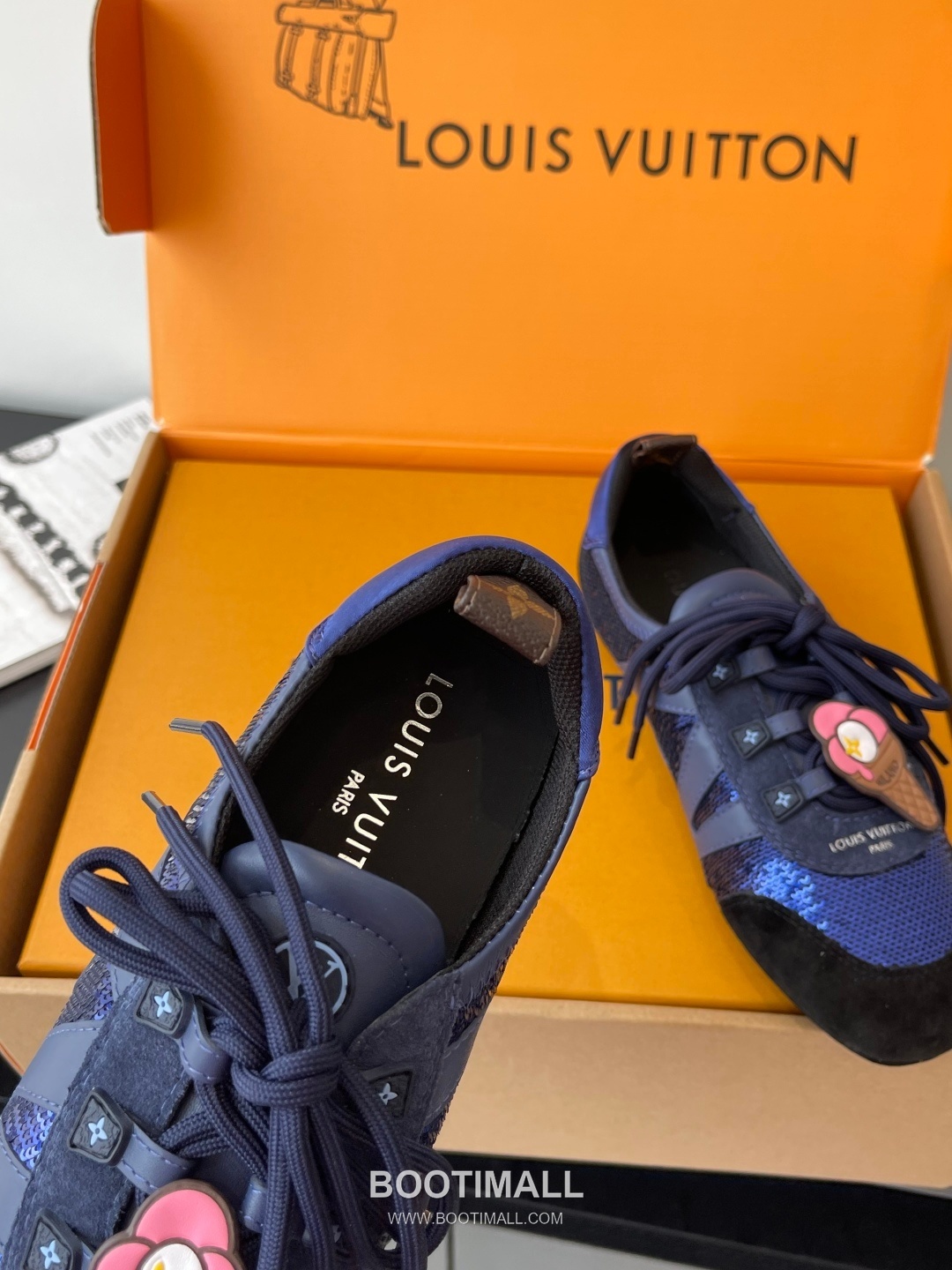 Louis Vuitton Sneakerina Ballet Sneaker Calf Suede Leather Brown Sneakers 루이비통 스니커리나 발레 스니커즈 송아지 스웨이드 가죽 브라운 4