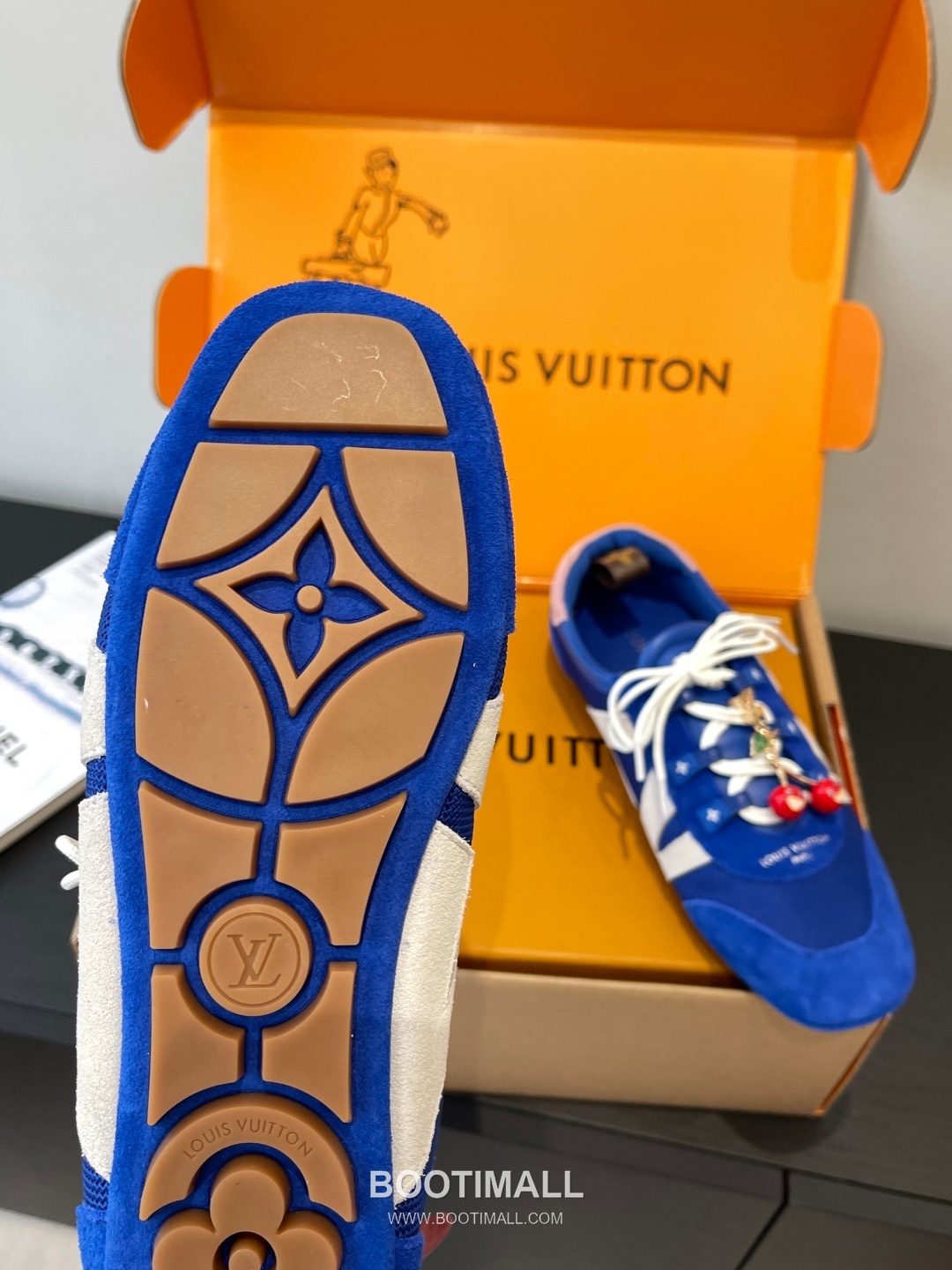 Louis Vuitton Sneakerina Ballet Trainer Calfskin Suede Pink Sneakers 루이비통 스니커리나 발레 트레이너 송아지 가죽 스웨이드 핑크 스니커즈 5