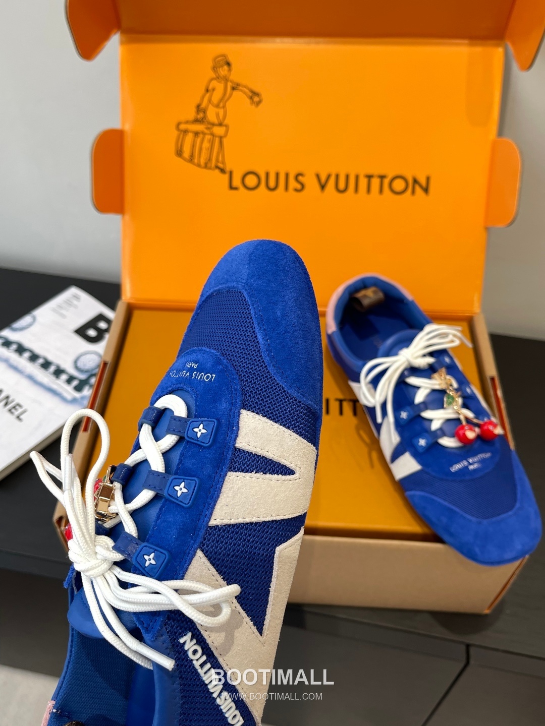 Louis Vuitton Sneakerina Ballet Trainer Calfskin Suede Pink Sneakers 루이비통 스니커리나 발레 트레이너 송아지 가죽 스웨이드 핑크 스니커즈 7