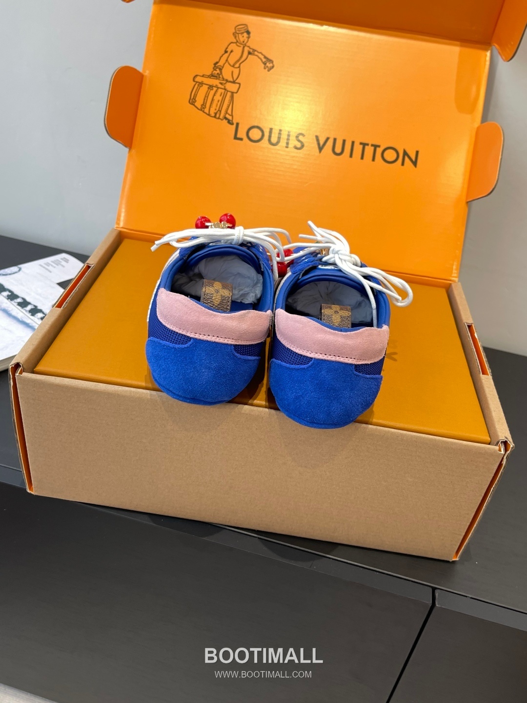 Louis Vuitton Sneakerina Ballet Trainer Calfskin Suede Pink Sneakers 루이비통 스니커리나 발레 트레이너 송아지 가죽 스웨이드 핑크 스니커즈 8