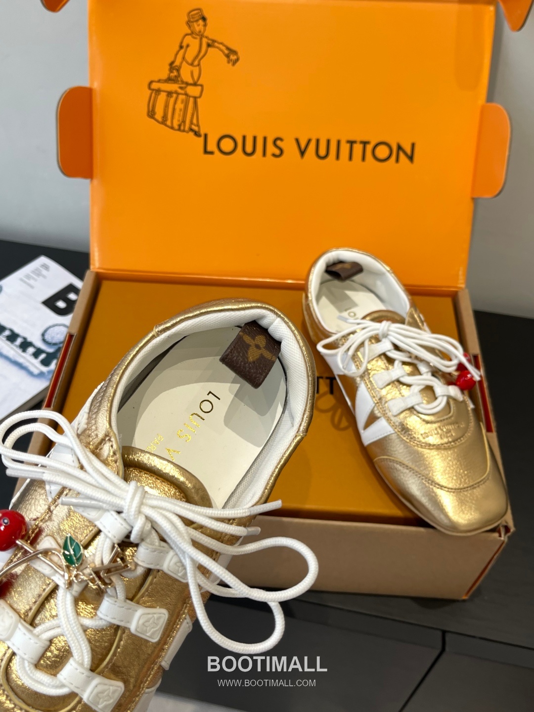 Louis Vuitton Sneakerina Ballet Trainer Calfskin Suede Pink Sneakers 루이비통 스니커리나 발레 트레이너 송아지 가죽 스웨이드 핑크 스니커즈 4