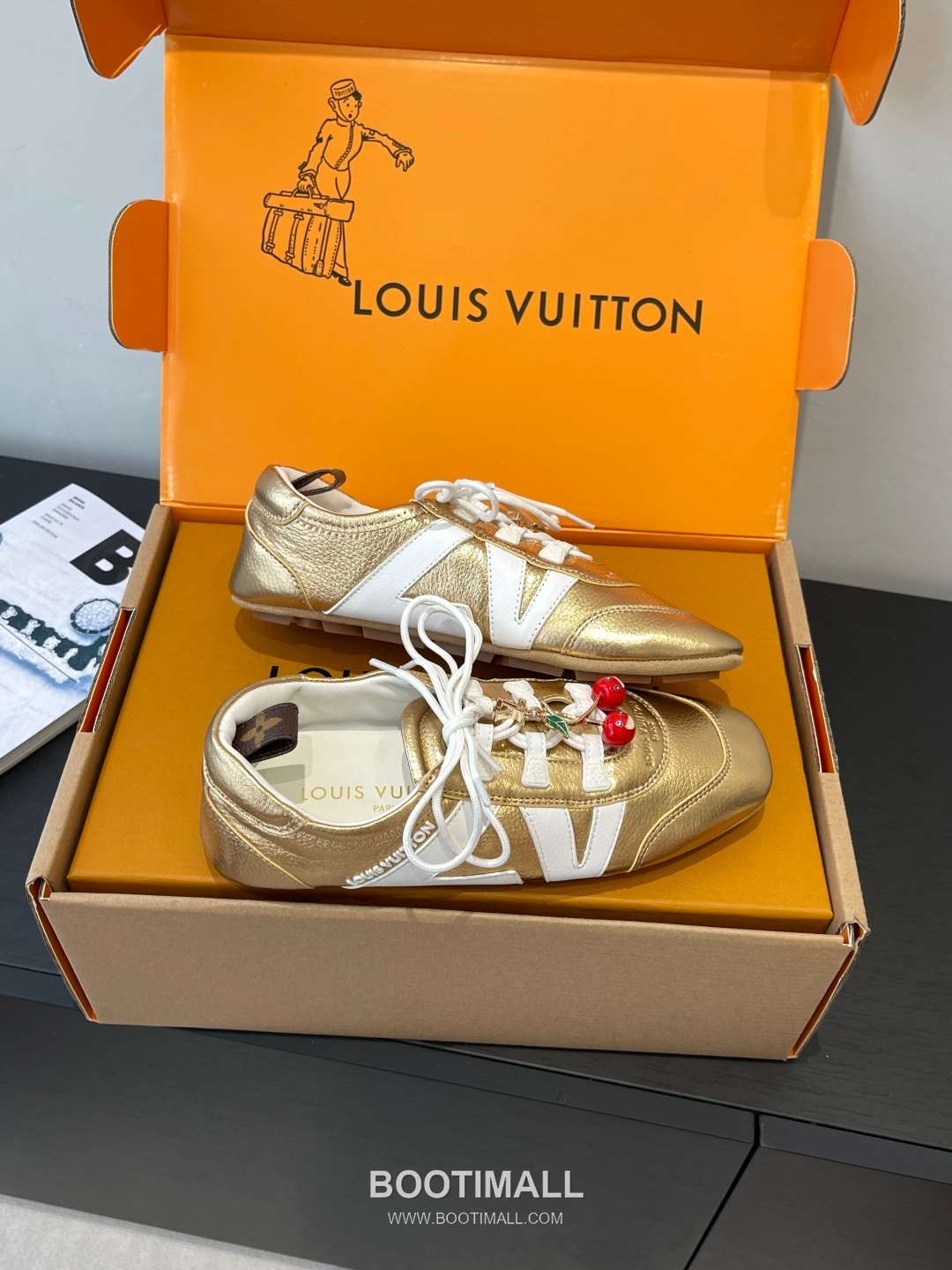 Louis Vuitton Sneakerina Ballet Trainer Calfskin Suede Pink Sneakers 루이비통 스니커리나 발레 트레이너 송아지 가죽 스웨이드 핑크 스니커즈 9