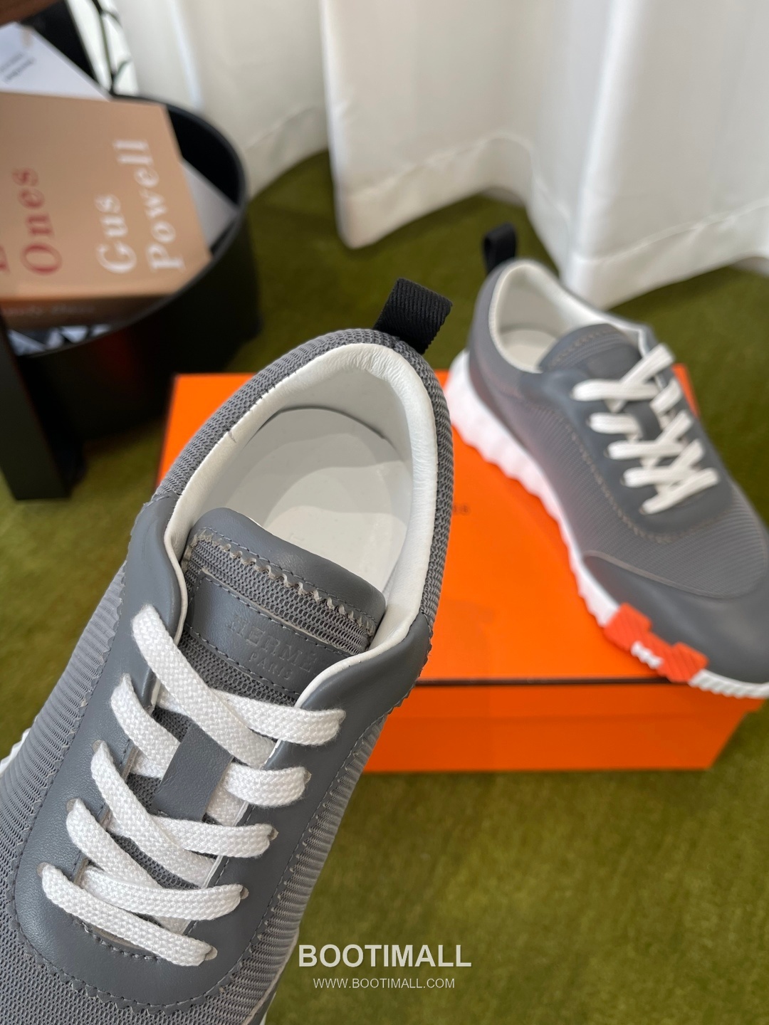 Hermes Classic Chunky Sneaker Tech Canvas, Suede Goat Leather Black Sneakers 에르메스 클래식 청키 스니커즈 고기능성 캔버스, 스웨이드 산양가죽 블랙 4