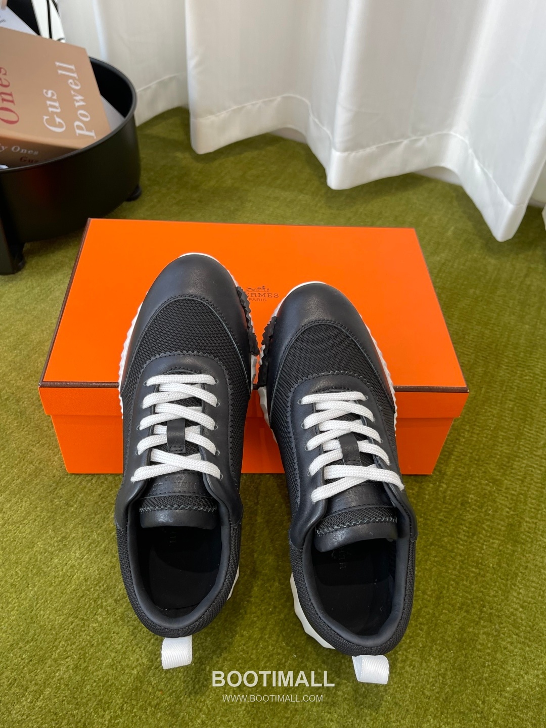 Hermes Classic Chunky Sneaker Tech Canvas, Suede Goat Leather Black Sneakers 에르메스 클래식 청키 스니커즈 고기능성 캔버스, 스웨이드 산양가죽 블랙 7