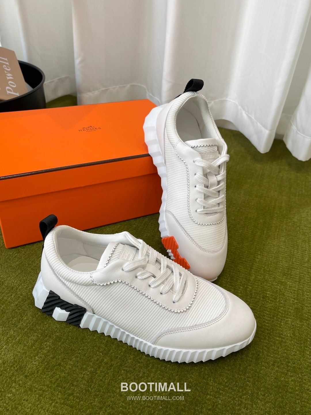 Hermes Classic Chunky Sneaker Tech Canvas, Suede Goat Leather Black Sneakers 에르메스 클래식 청키 스니커즈 고기능성 캔버스, 스웨이드 산양가죽 블랙 9