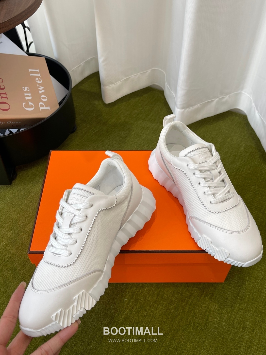 Hermes Classic Chunky Sneaker Tech Canvas, Suede Goat Leather Black Sneakers 에르메스 클래식 청키 스니커즈 고기능성 캔버스, 스웨이드 산양가죽 블랙 3