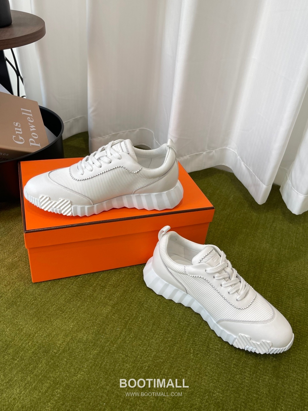 Hermes Classic Chunky Sneaker Tech Canvas, Suede Goat Leather Black Sneakers 에르메스 클래식 청키 스니커즈 고기능성 캔버스, 스웨이드 산양가죽 블랙 6