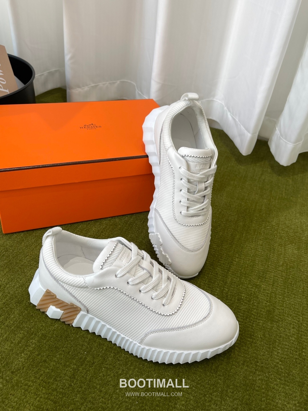 Hermes Classic Chunky Sneaker Tech Canvas, Suede Goat Leather Black Sneakers 에르메스 클래식 청키 스니커즈 고기능성 캔버스, 스웨이드 산양가죽 블랙 9