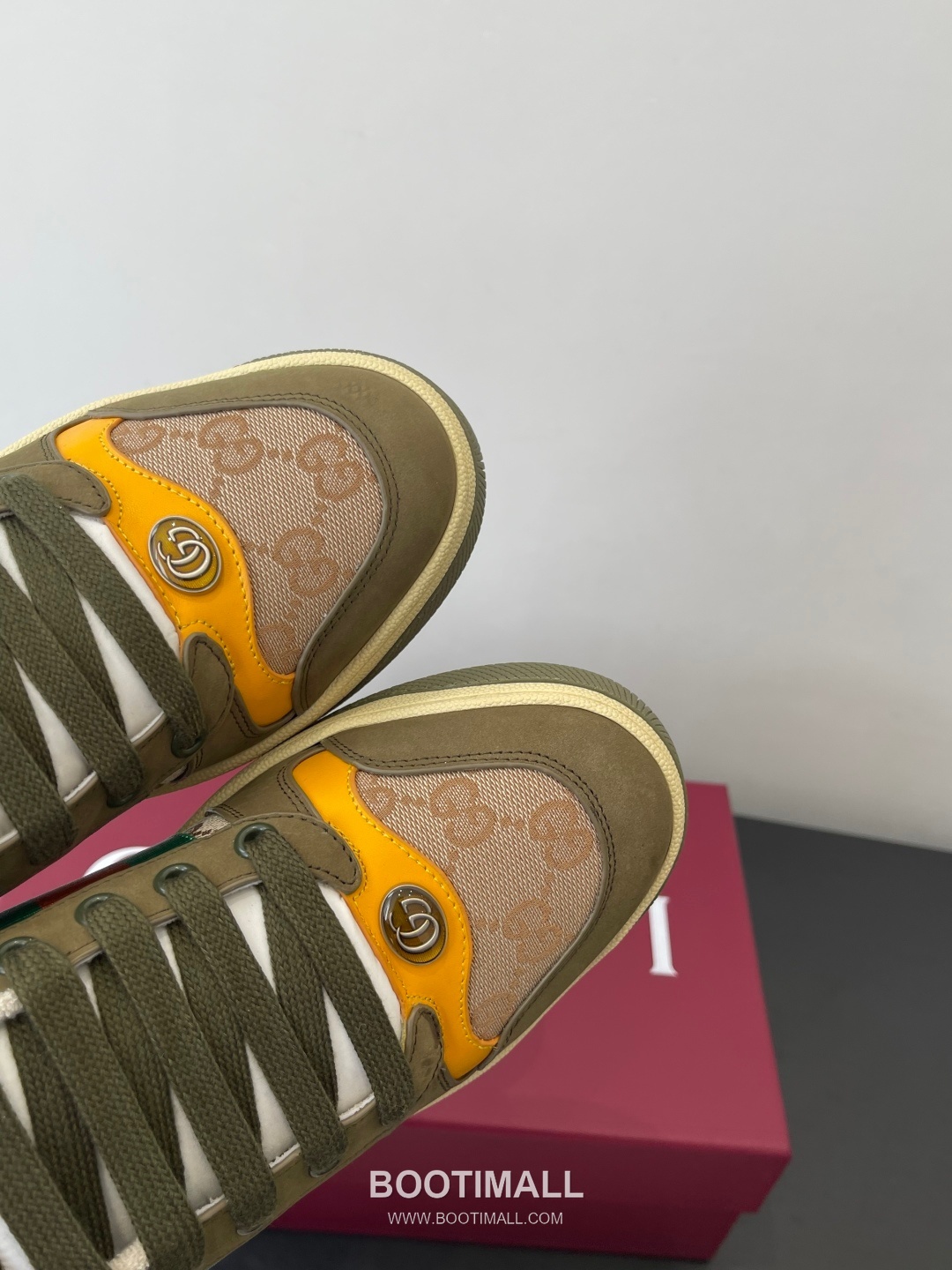 Gucci Dirty Sneaker Calfskin Leather White Sneakers 구찌 더티 스니커즈 송아지가죽 화이트 7