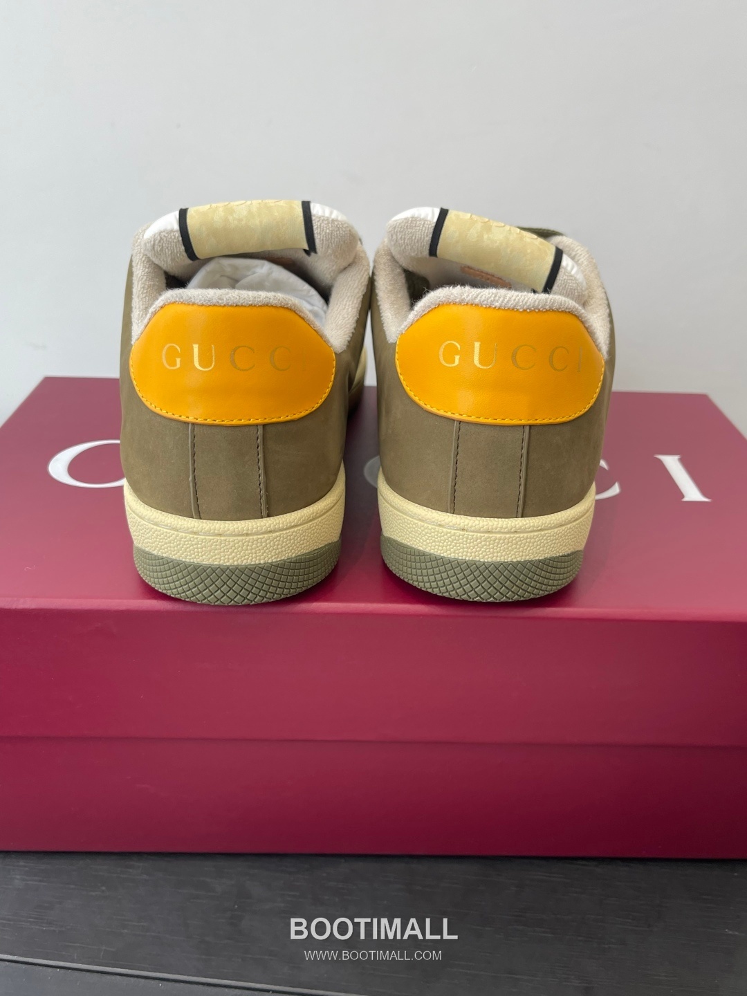 Gucci Dirty Sneaker Calfskin Leather White Sneakers 구찌 더티 스니커즈 송아지가죽 화이트 8