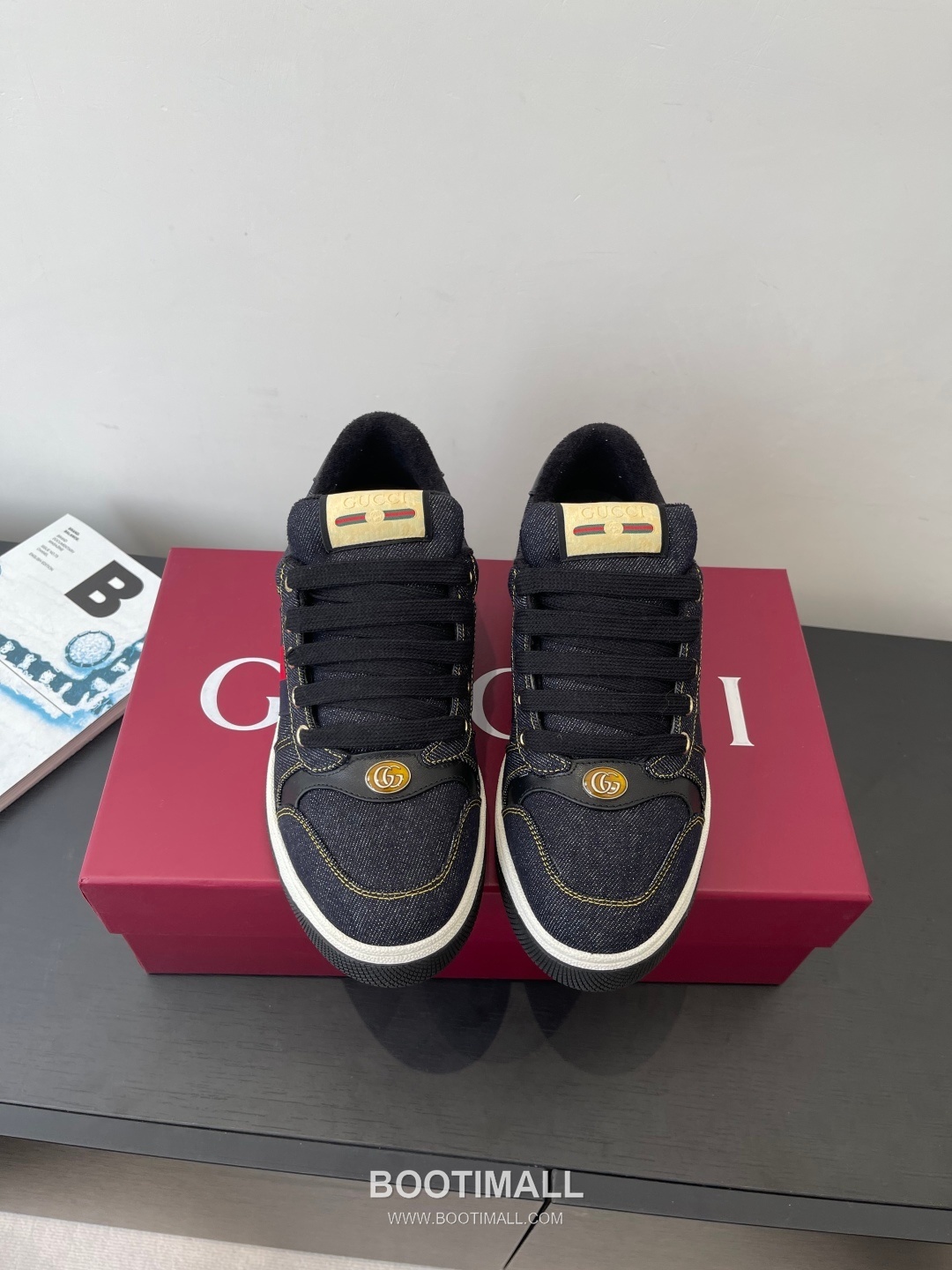 Gucci Dirty Sneaker Calfskin Leather White Sneakers 구찌 더티 스니커즈 송아지가죽 화이트 1