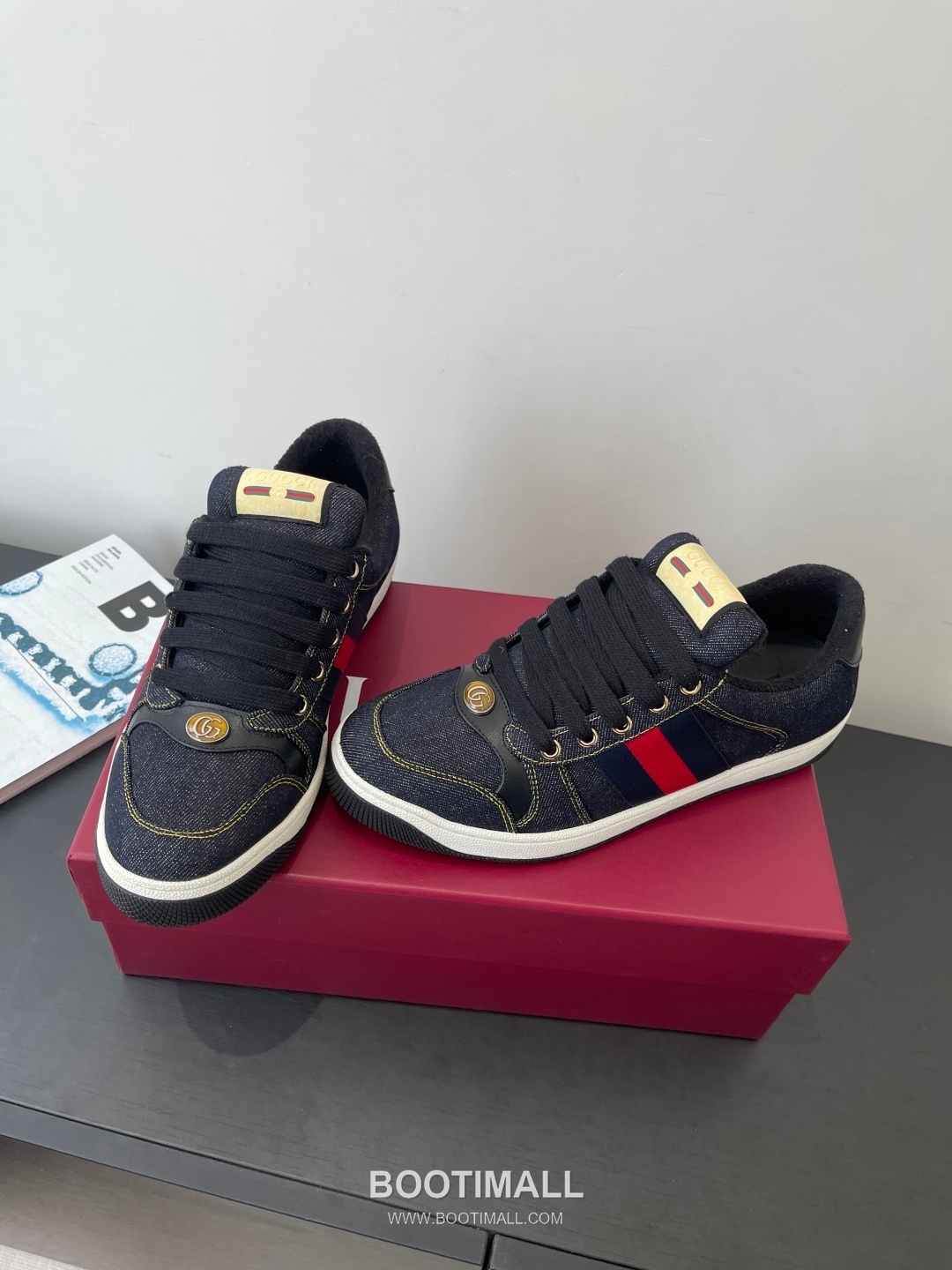 Gucci Dirty Sneaker Calfskin Leather White Sneakers 구찌 더티 스니커즈 송아지가죽 화이트 9