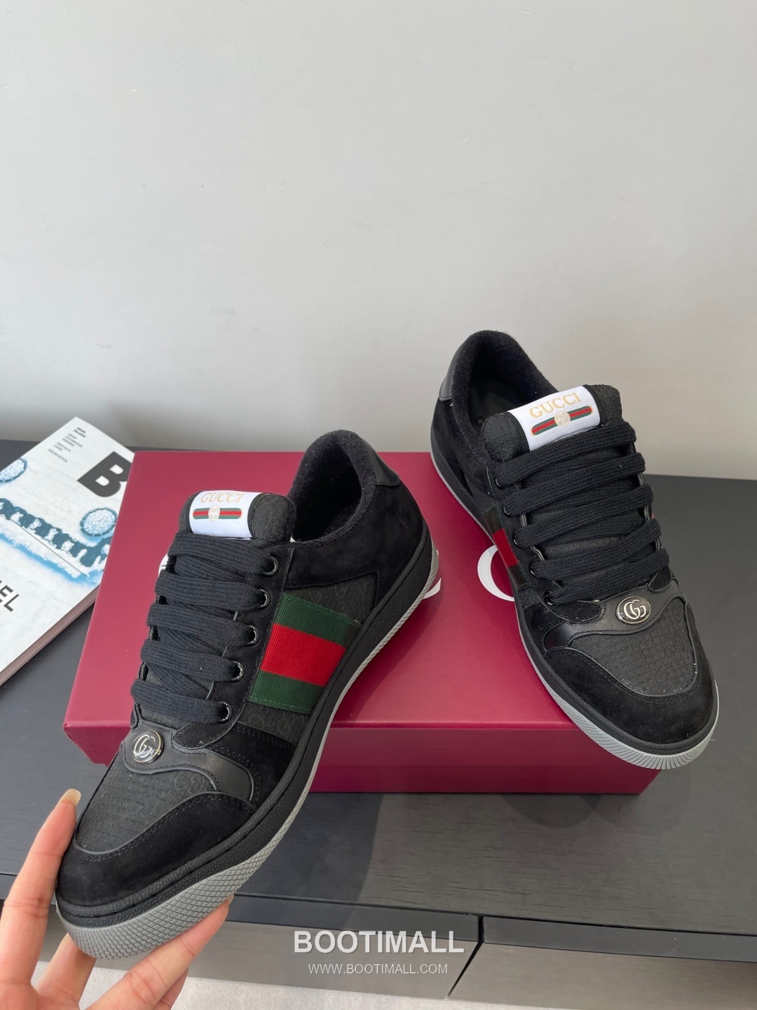 Gucci Dirty Sneaker Calfskin Leather White Sneakers 구찌 더티 스니커즈 송아지가죽 화이트 3