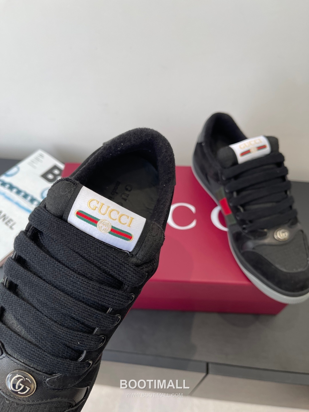 Gucci Dirty Sneaker Calfskin Leather White Sneakers 구찌 더티 스니커즈 송아지가죽 화이트 4