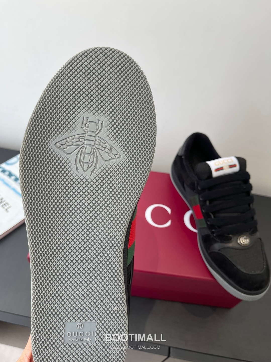 Gucci Dirty Sneaker Calfskin Leather White Sneakers 구찌 더티 스니커즈 송아지가죽 화이트 5