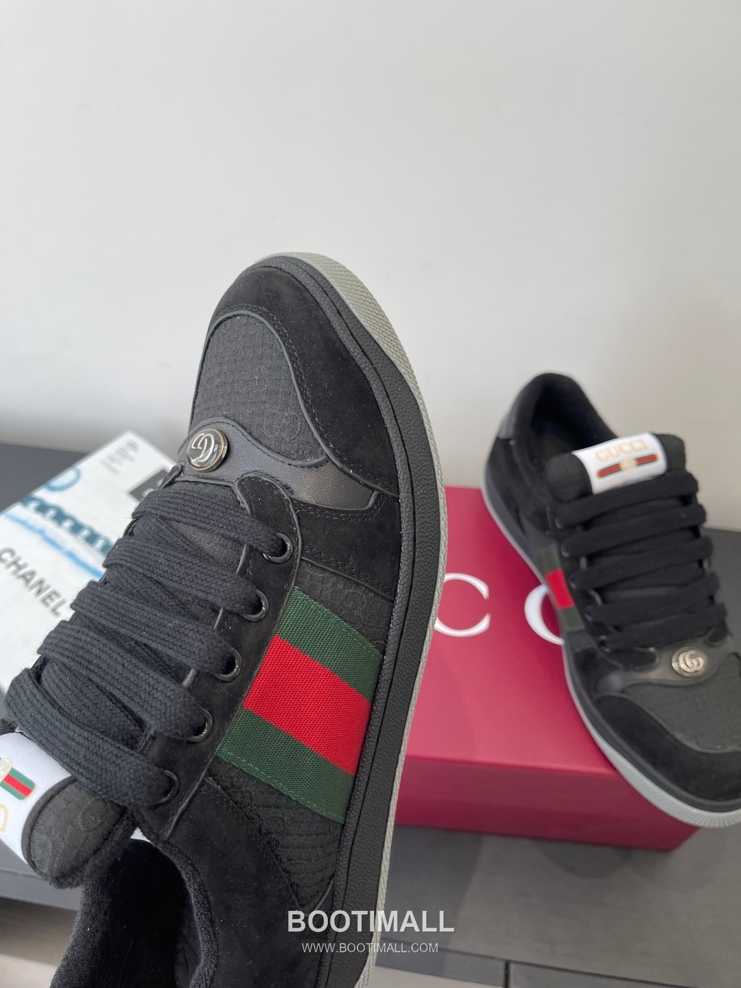 Gucci Dirty Sneaker Calfskin Leather White Sneakers 구찌 더티 스니커즈 송아지가죽 화이트 6