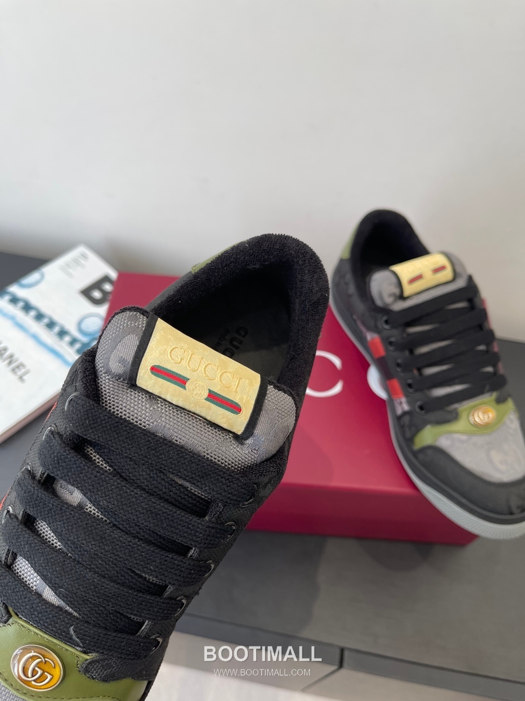 Gucci Dirty Sneaker Calfskin Leather White Sneakers 구찌 더티 스니커즈 송아지가죽 화이트 4