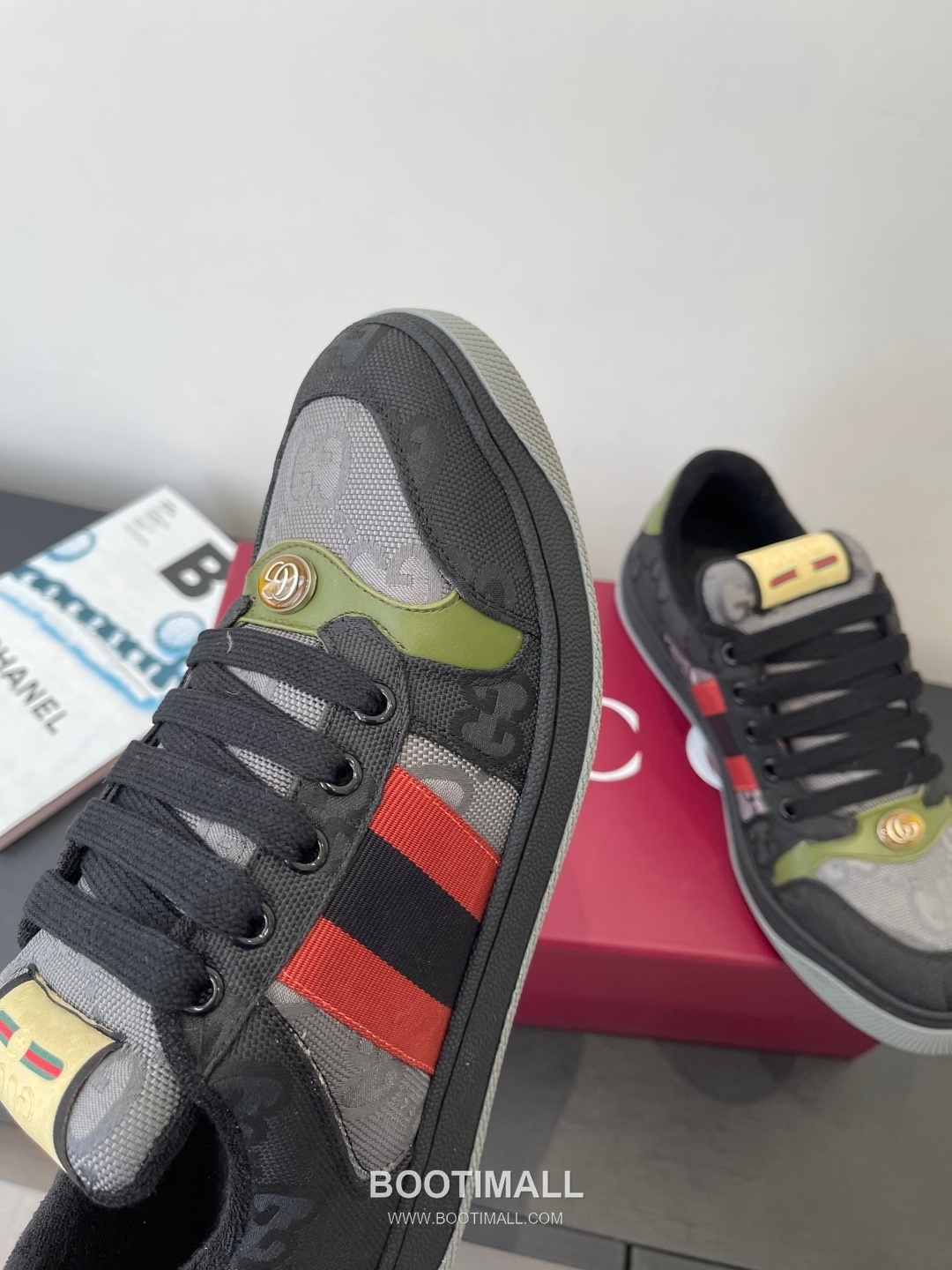 Gucci Dirty Sneaker Calfskin Leather White Sneakers 구찌 더티 스니커즈 송아지가죽 화이트 6