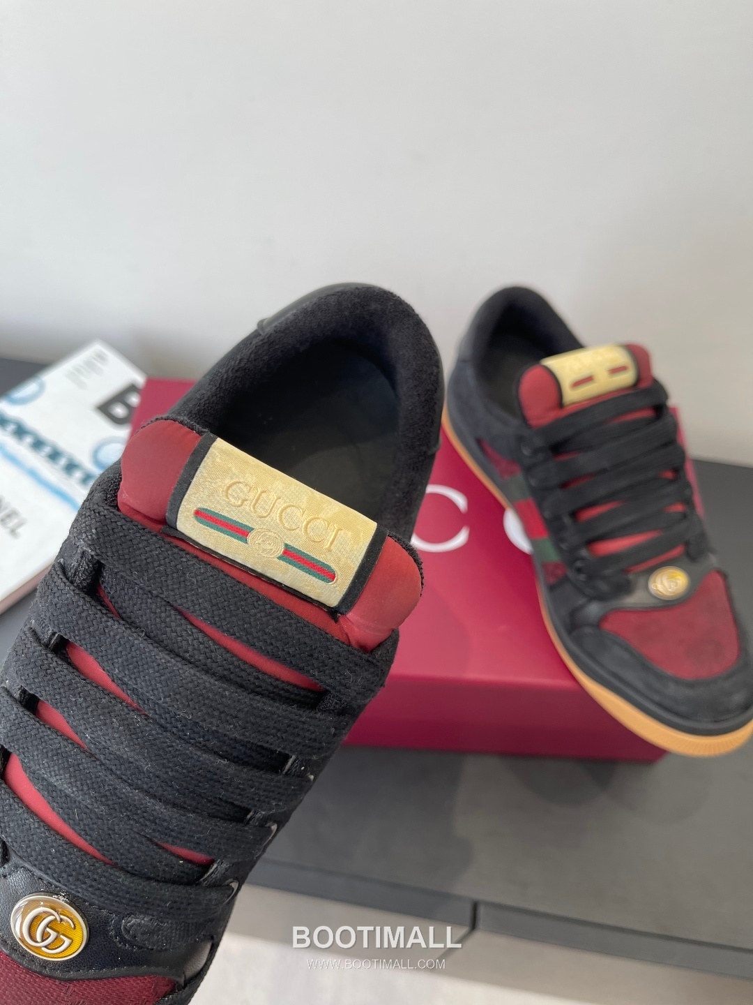 Gucci Dirty Sneaker Calfskin Leather White Sneakers 구찌 더티 스니커즈 송아지가죽 화이트 4