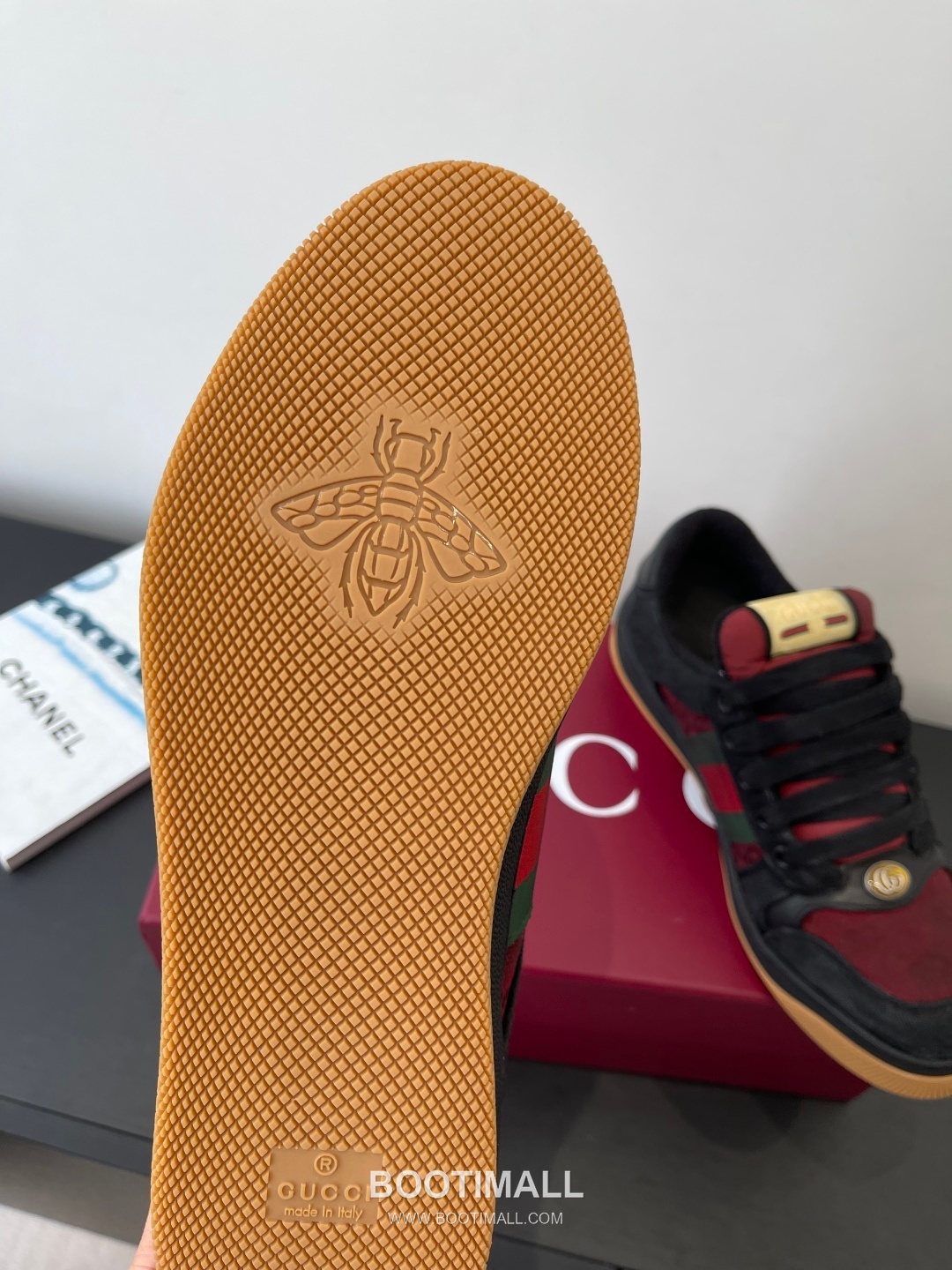 Gucci Dirty Sneaker Calfskin Leather White Sneakers 구찌 더티 스니커즈 송아지가죽 화이트 5