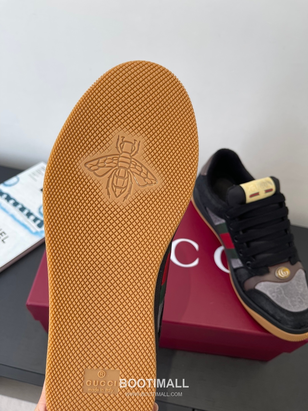 Gucci Dirty Sneaker Calfskin Leather White Sneakers 구찌 더티 스니커즈 송아지가죽 화이트 5