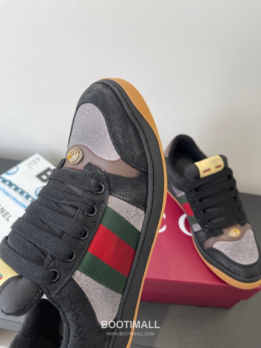 Gucci Dirty Sneaker Calfskin Leather White Sneakers 구찌 더티 스니커즈 송아지가죽 화이트 6