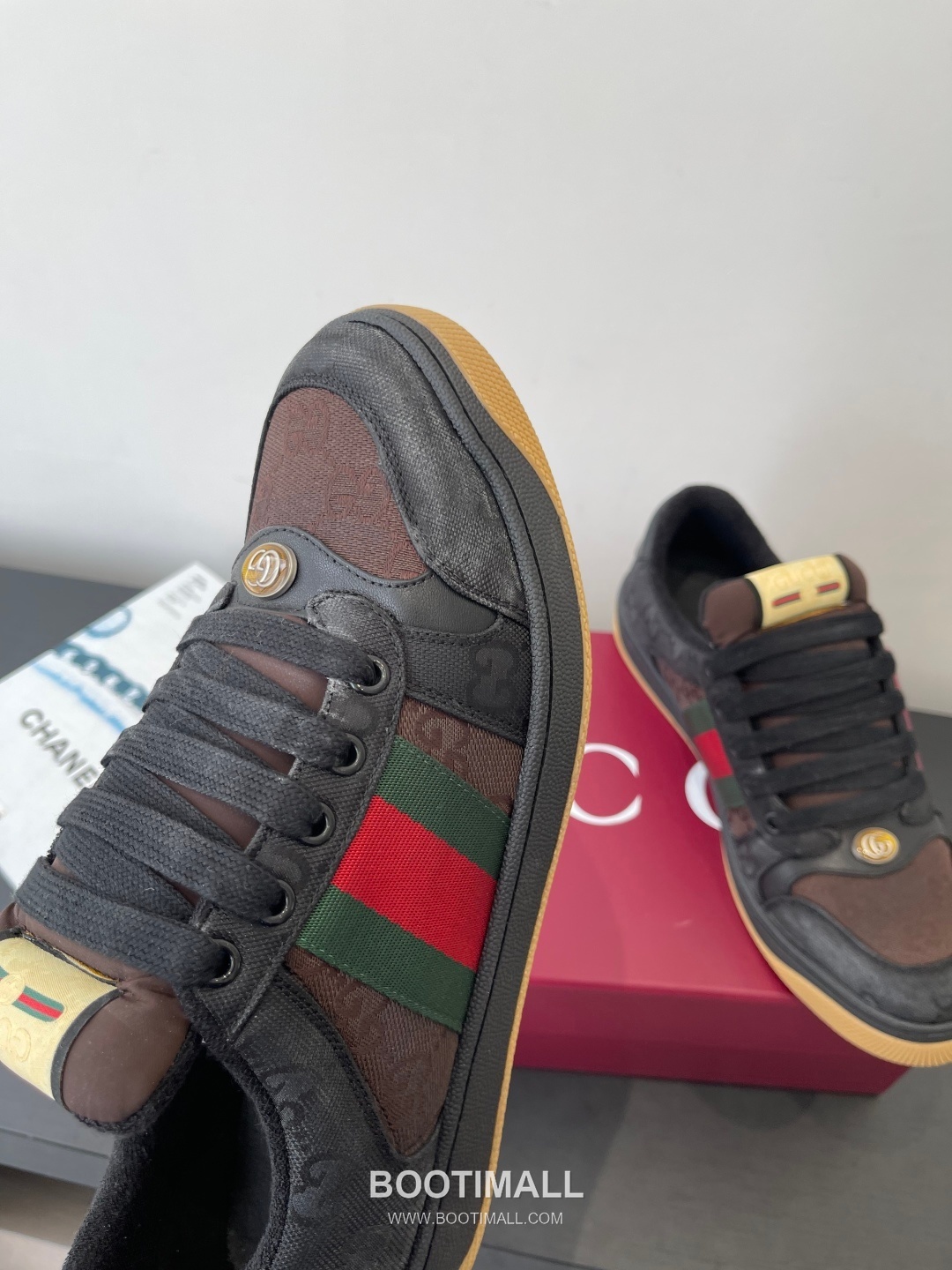 Gucci Dirty Sneaker Calfskin Leather White Sneakers 구찌 더티 스니커즈 송아지가죽 화이트 6