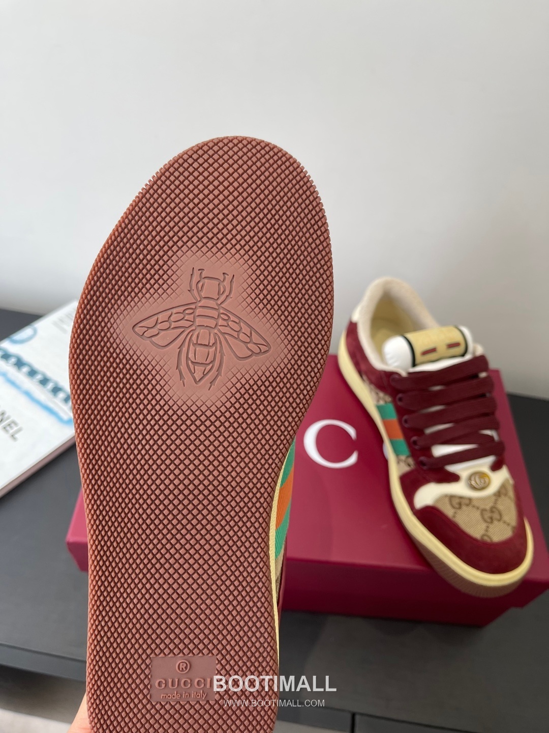 Gucci Dirty Sneaker Calfskin Leather White Sneakers 구찌 더티 스니커즈 송아지가죽 화이트 5