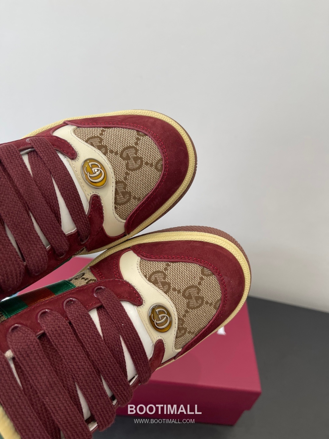 Gucci Dirty Sneaker Calfskin Leather White Sneakers 구찌 더티 스니커즈 송아지가죽 화이트 7