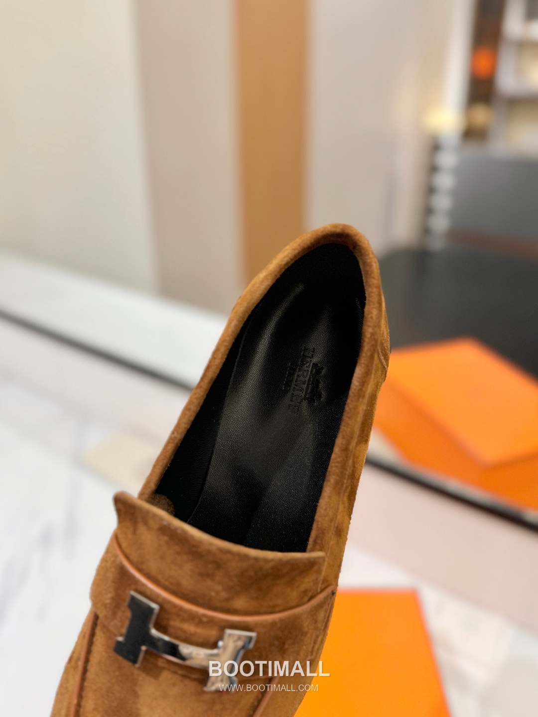 Hermes Classic Loafer Calfskin, Mixed Sheepskin Beige 에르메스 클래식 로퍼 송아지가죽, 혼합종 양가죽 베이지 8