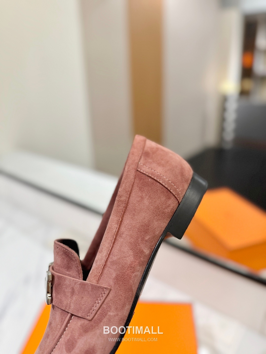 Hermes Classic Loafer Calfskin, Mixed Sheepskin Beige 에르메스 클래식 로퍼 송아지가죽, 혼합종 양가죽 베이지 7