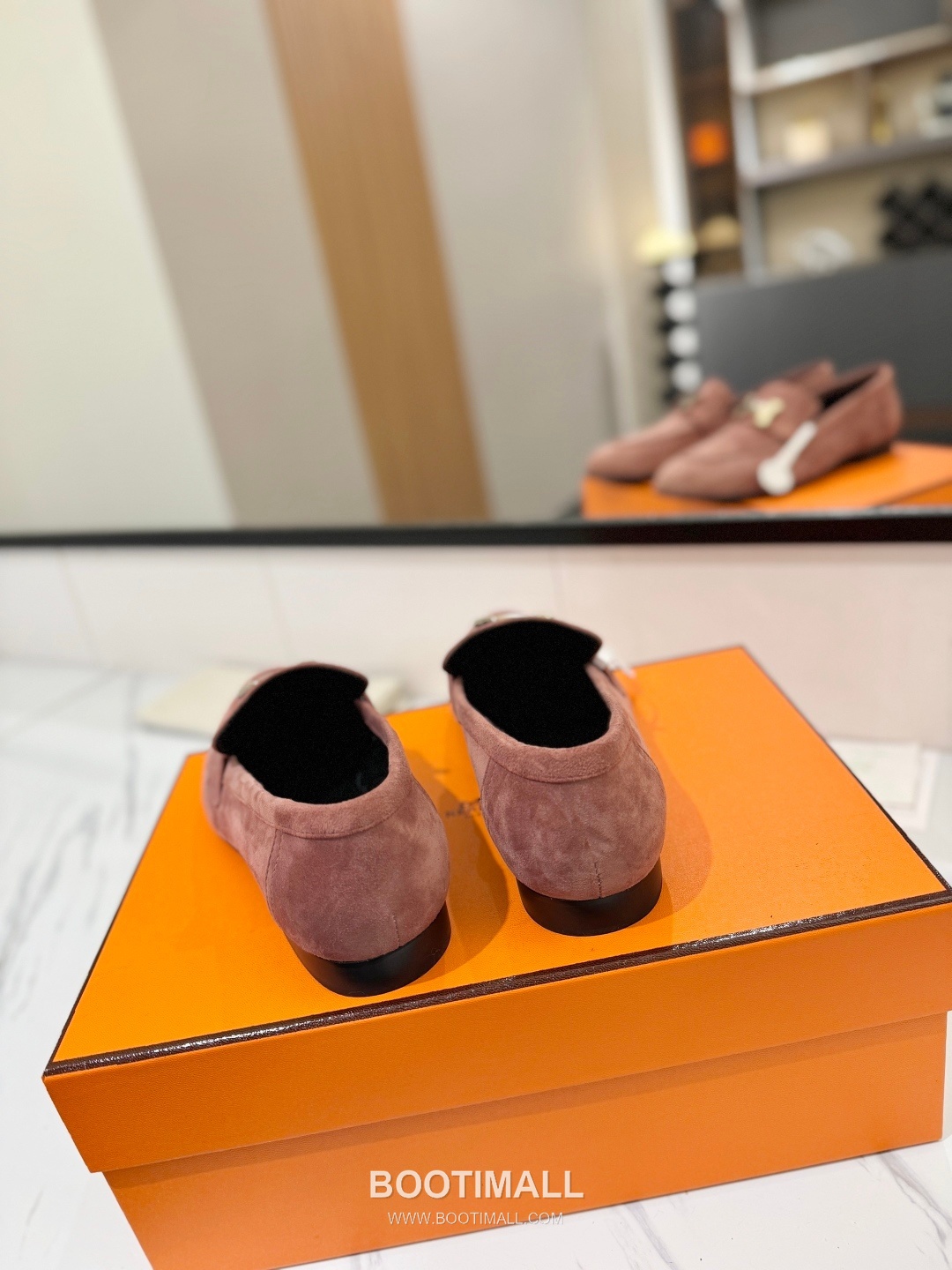 Hermes Classic Loafer Calfskin, Mixed Sheepskin Beige 에르메스 클래식 로퍼 송아지가죽, 혼합종 양가죽 베이지 8