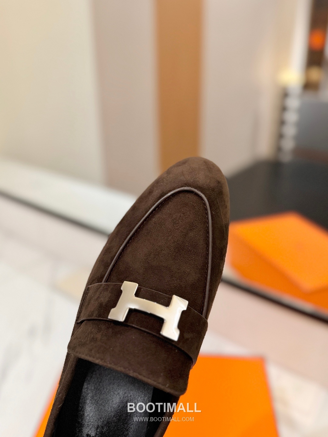 Hermes Classic Loafer Calfskin, Mixed Sheepskin Beige 에르메스 클래식 로퍼 송아지가죽, 혼합종 양가죽 베이지 6