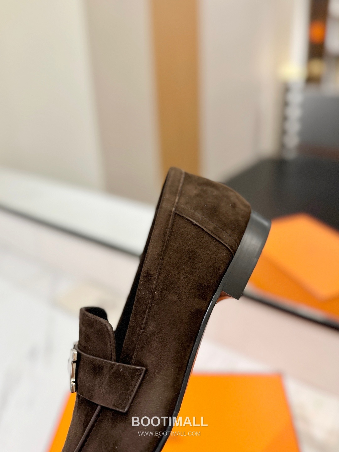 Hermes Classic Loafer Calfskin, Mixed Sheepskin Beige 에르메스 클래식 로퍼 송아지가죽, 혼합종 양가죽 베이지 7